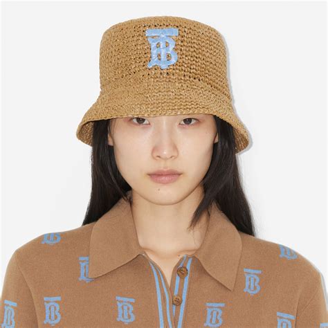 Burberry Cappello Con Monogramma 